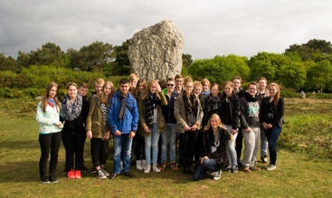 Klasse 9 in Frankreich Gruppenbild