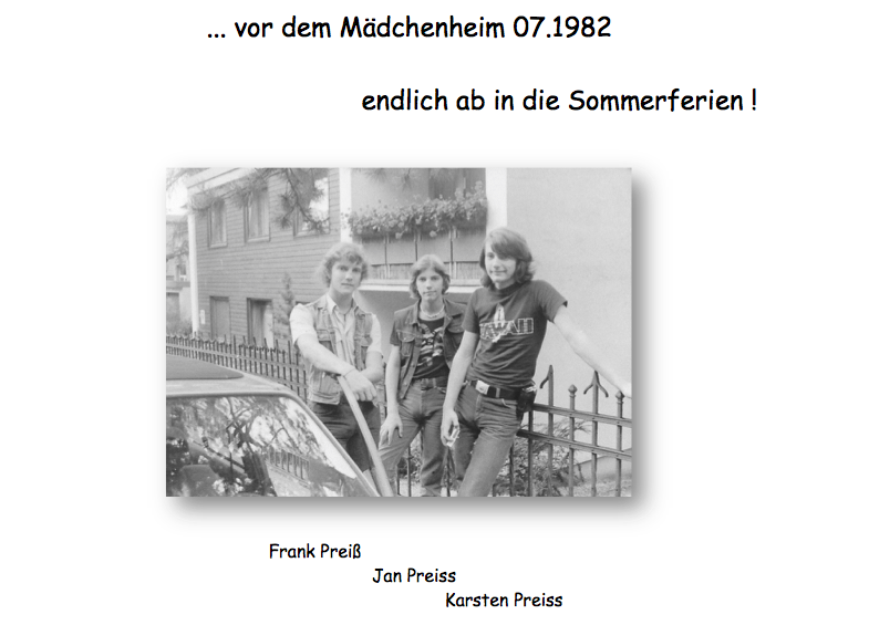 3 Generationen Preiß am NIG